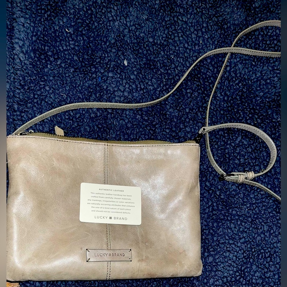 Grey Lucky Brand Crossbody